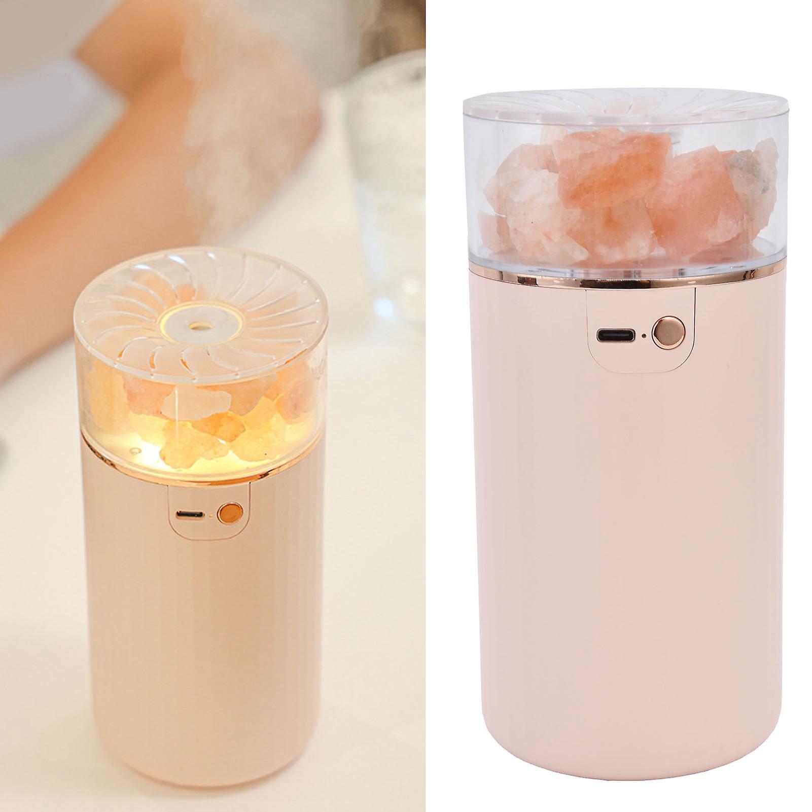 Salt Mine Humidifier Hydration Adjustable USB Charging Desktop Salt Mine HumidifierPink