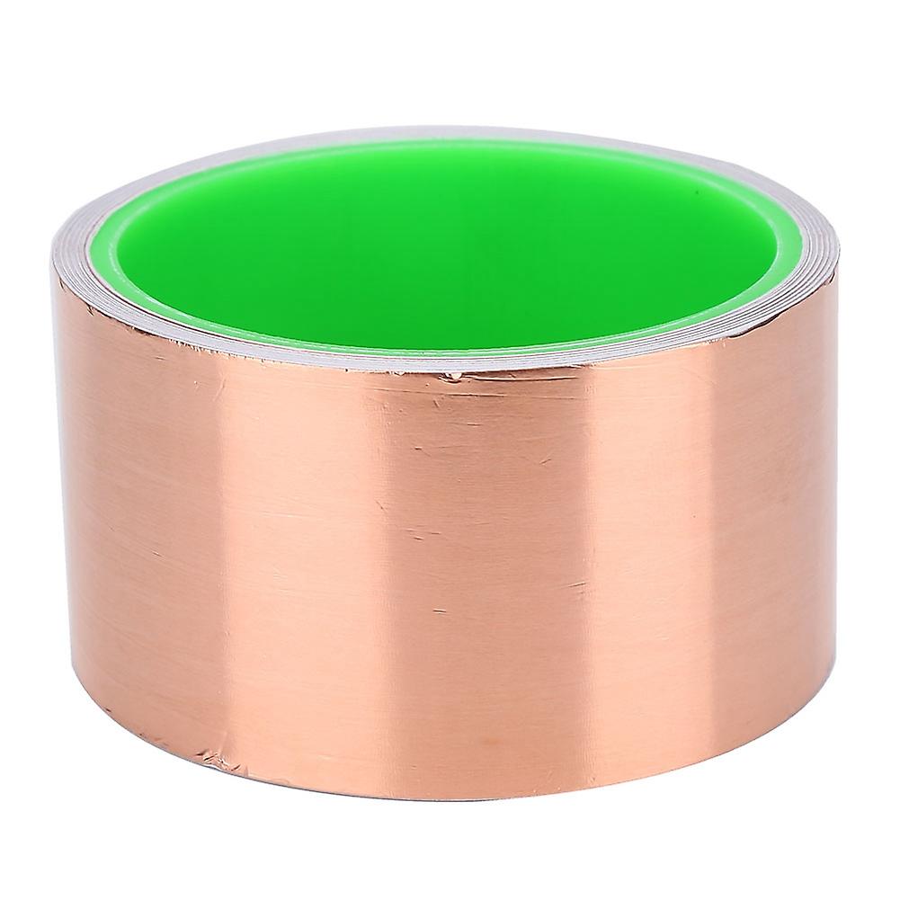 Multi Uses Adhesive Double Sided Conductive Copper Foil Tape For Emi Shielding(5cm*5.5m)