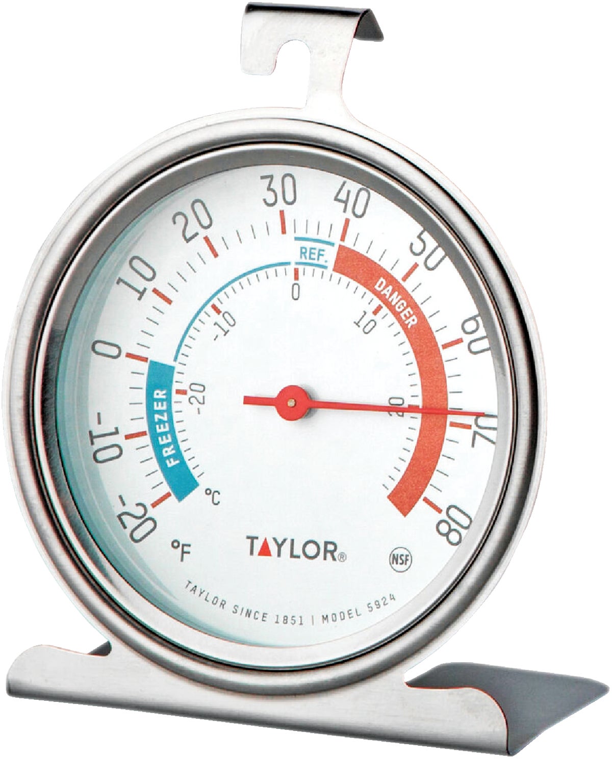 Taylor Classic Freezer Or Refrigerator Kitchen Thermometer 3-1 4 In. Dial