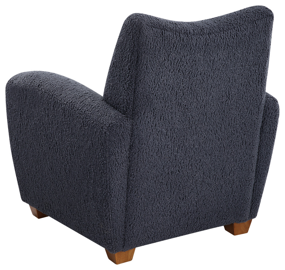 Teddy Slate Accent Chair   Transitional   Armchairs And Accent Chairs   by Ownax  Houzz