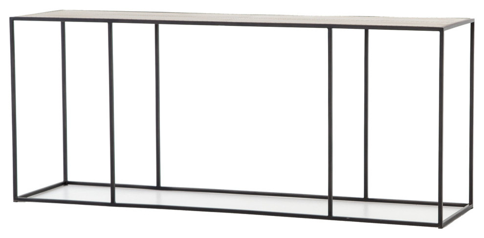 Phillip Console Table   Industrial   Console Tables   by The Khazana Home Austin Furniture Store  Houzz