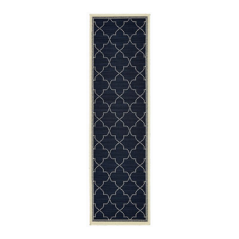 StyleHaven Mainland Moroccan Lattice Indoor Outdoor Rug