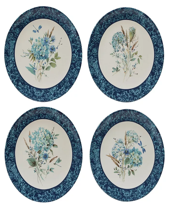 Certified International Bohemian Blue 16 Piece Dinnerware Set