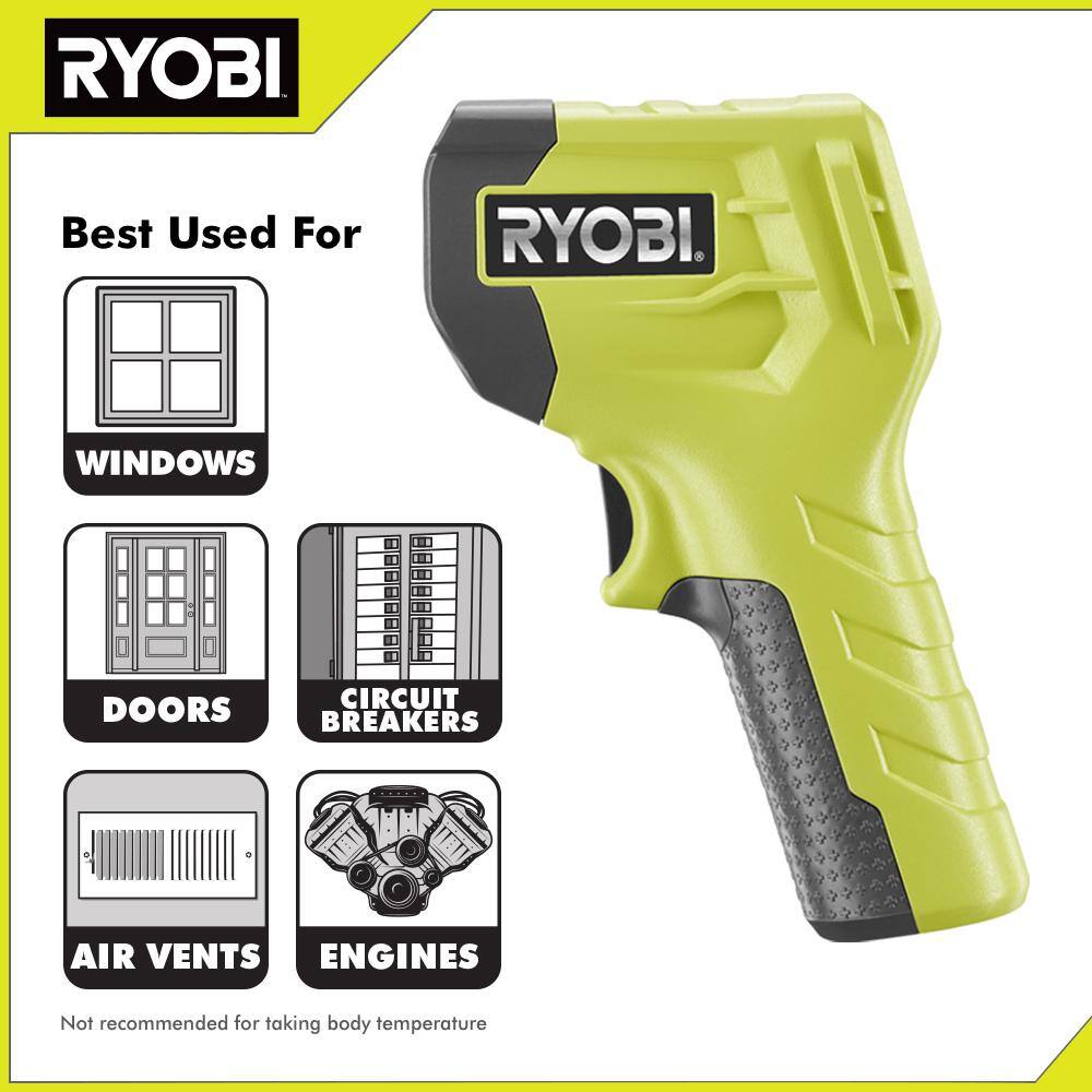 RYOBI 8 in. Infrared Thermometer IR002