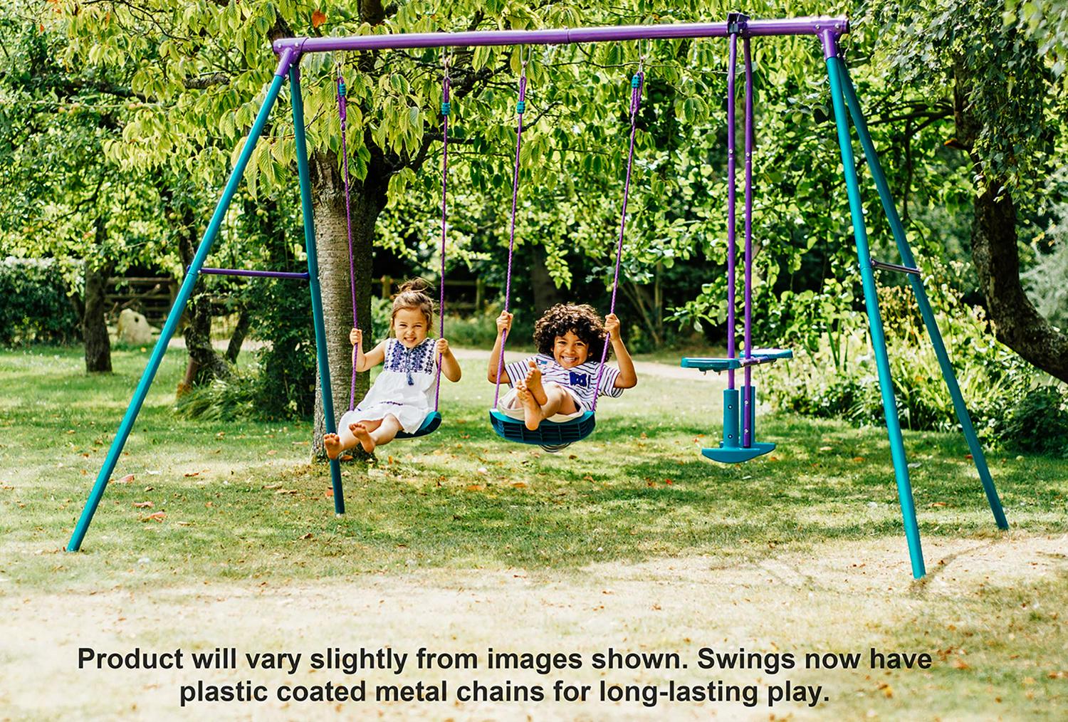 Plum Double Swing Glider Set