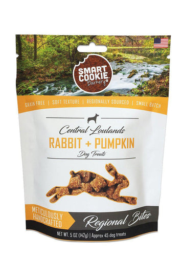 Smart Cookie Barkery Central Lowlands Rabbit and Pumpkin Dog Treats