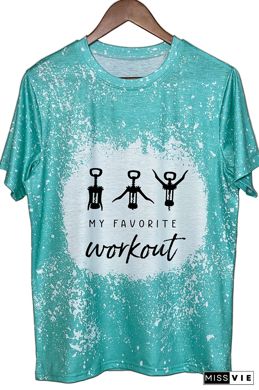 My Favorite Workout Graphic Tee Wholesale