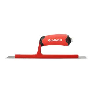 Goldblatt RED SINCE 1885 12 in. x 4 in. Pro Steel Finishing Trowel G16114