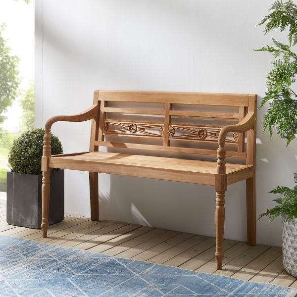 Anika Indoor/Outdoor Teak Bench