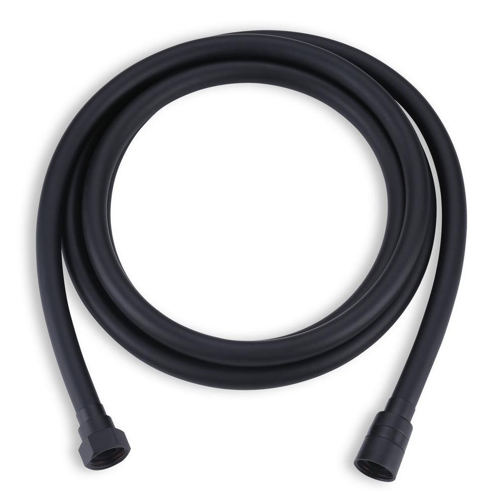 WOWOW PVC 99 in. Shower Hose in Matte Black X1007B-99-BHHD