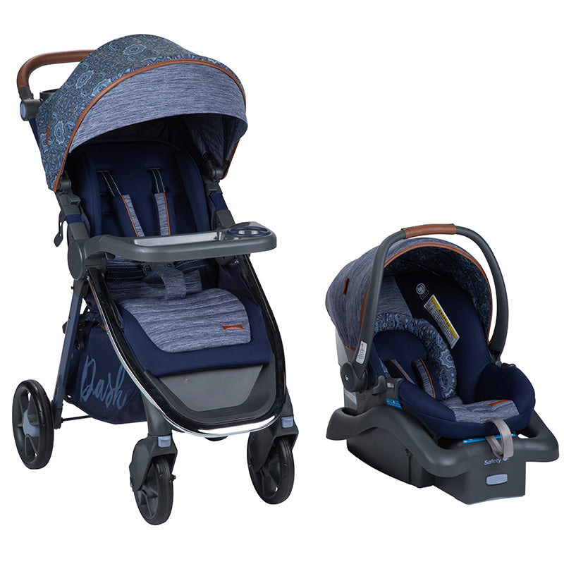 Monbebe Dash Travel System Stroller and Infant Car Seat, Boho