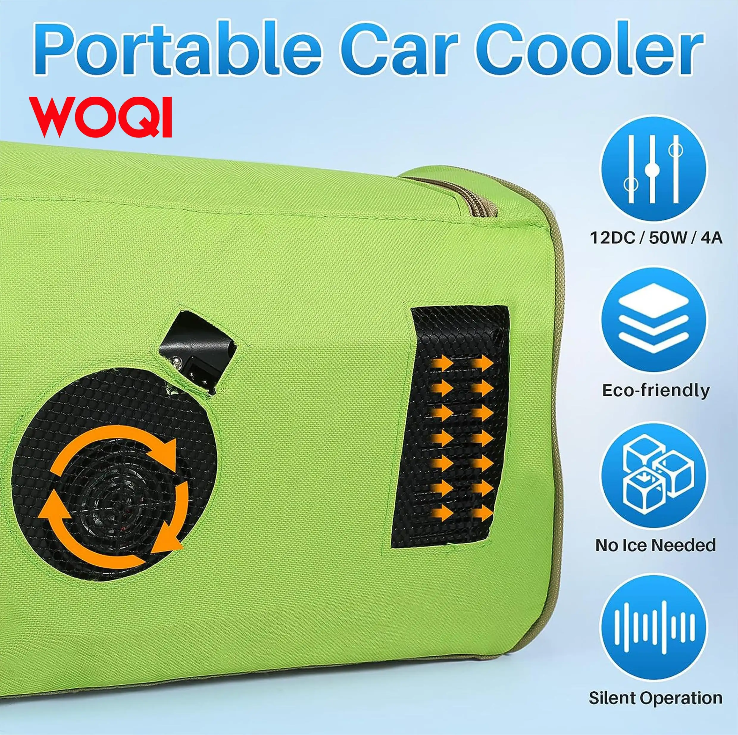 WOQI electric vehicle refrigeration bag  suitable for cars   RVs  and camping portable refrigeration bags