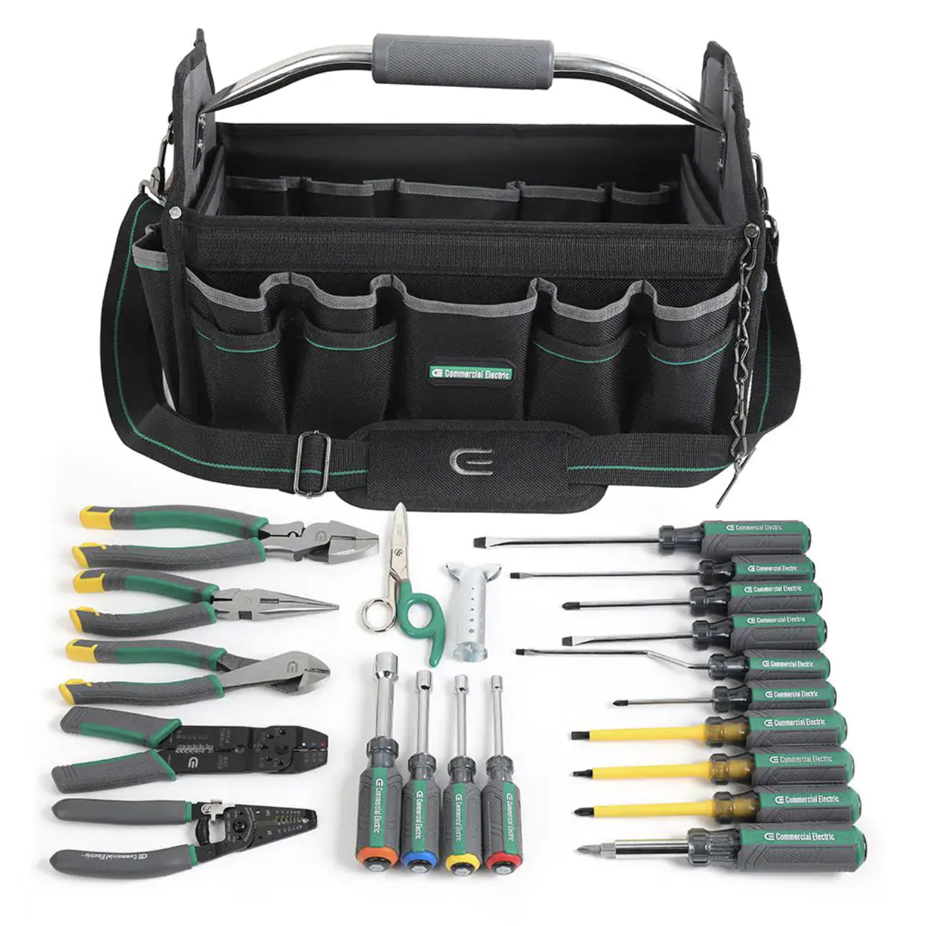 Commercial Electric 22-Piece Electrician's Tool Set