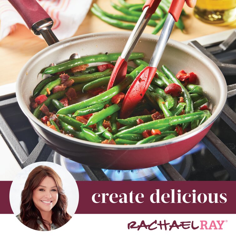 Rachael Ray Create Delicious Aluminum Nonstick Cookware Set, 13-Piece