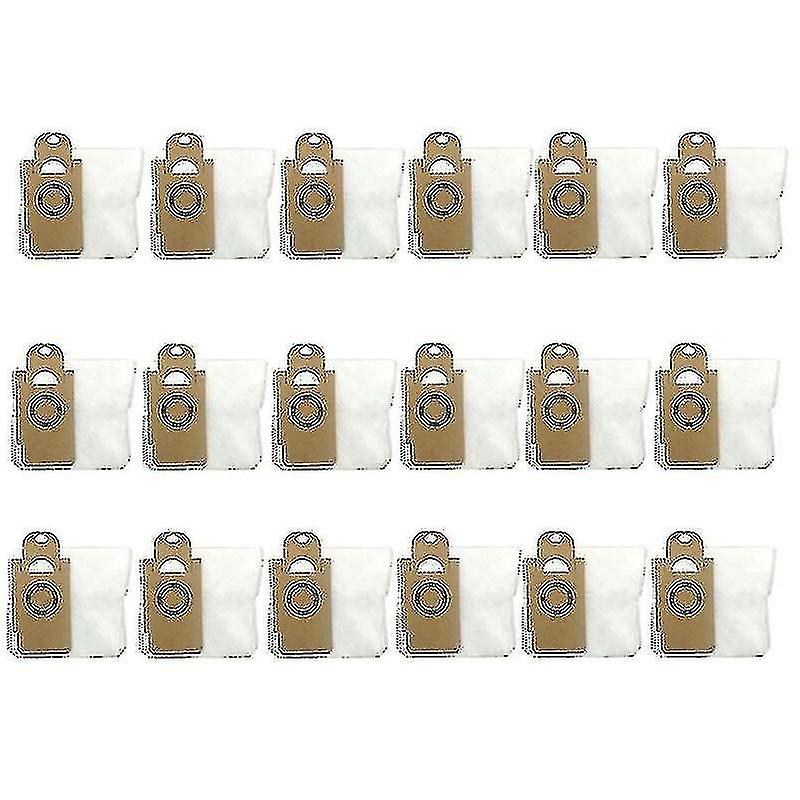 18pcs Replaceable Parts Accessories Dust Bags For Lydsto R1 Robot Vacuum Cleaner Parts Dust Bag Accessories