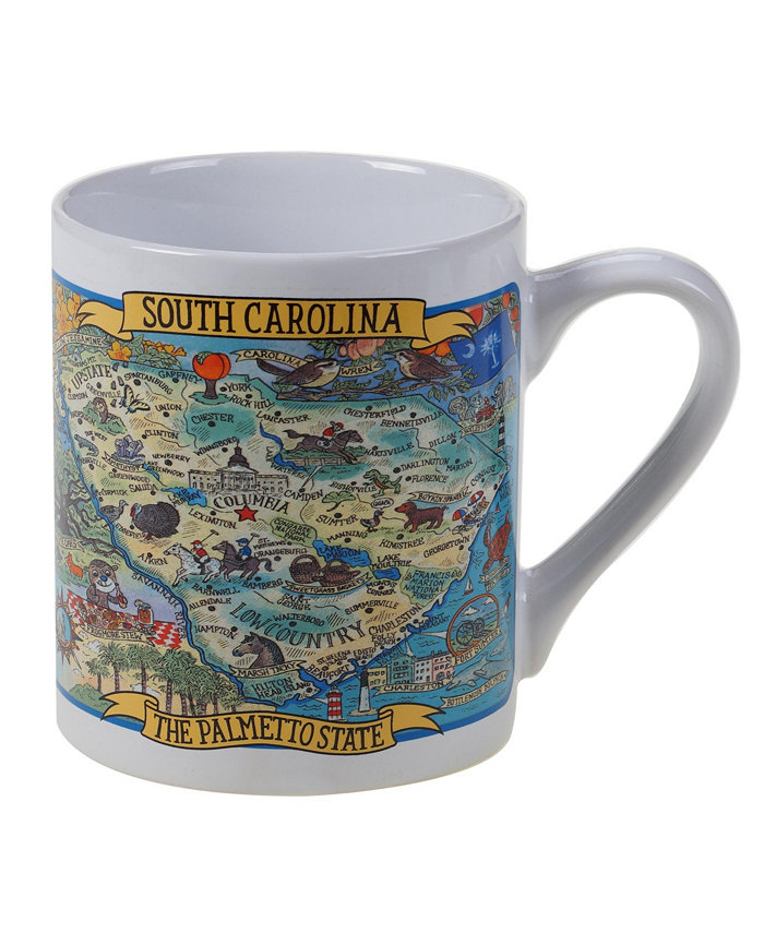 Certified International 6pc. South Carolina Souvenir Jumbo Mug