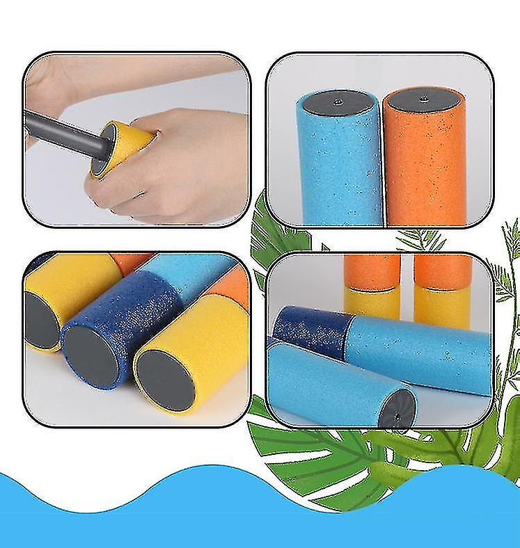 Water Gun， Super Soaker Foam Water Gun Long Range Water Gun Blaster Shooter Pump For Summer Kids (4pcs)