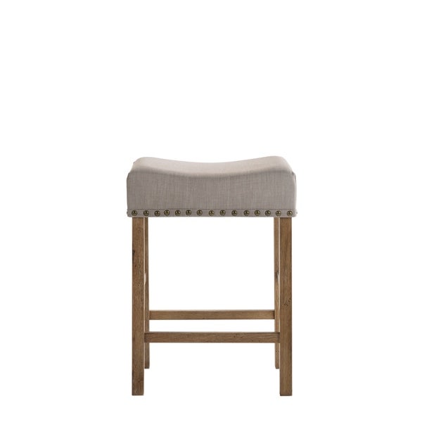 Upholstered Wooden Counter-height Stools (Set of 2)