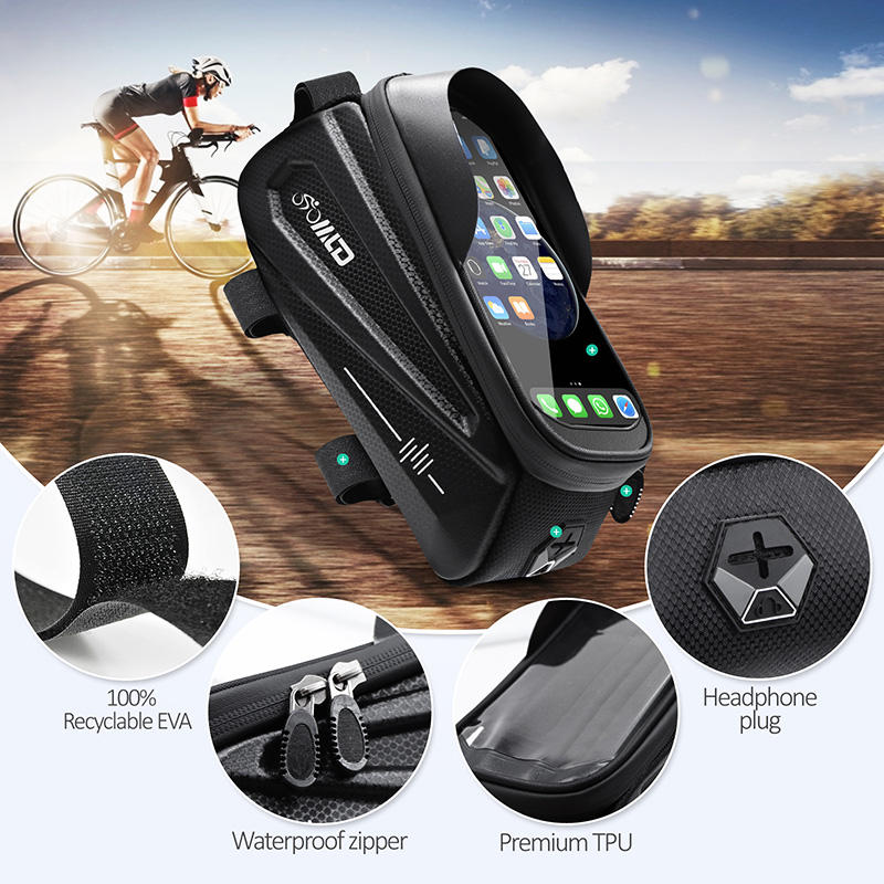 MLD Outdoor Cycling Waterproof Bike Accessories With Mobile Phone Screen Touch Bicycle Package Bike Bag for Mountain Road Bike