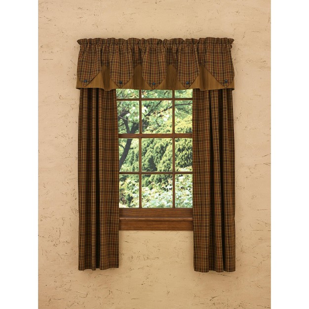 Primitive Spice Lined Point Valance 72 x27 x27 X 15 x27 x27