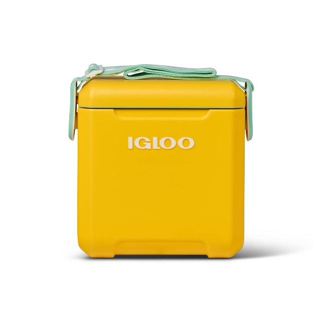 Igloo Tag Along Too 11 Quart Hard Sided Cooler Yellow