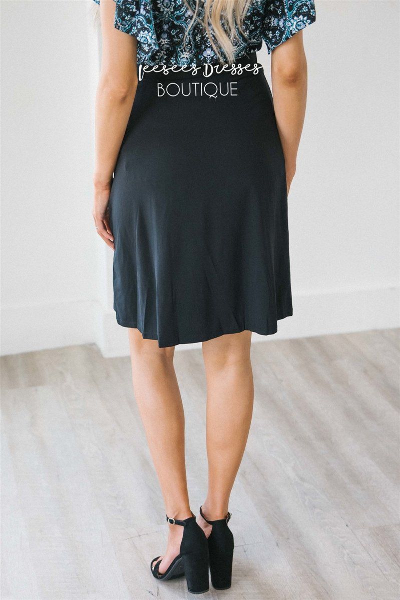 Pleat Front Skirt