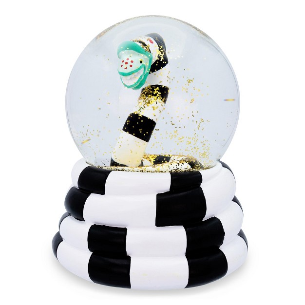 Silver Buffalo Beetlejuice Sandworm 4 Inch Collectible Snow Globe