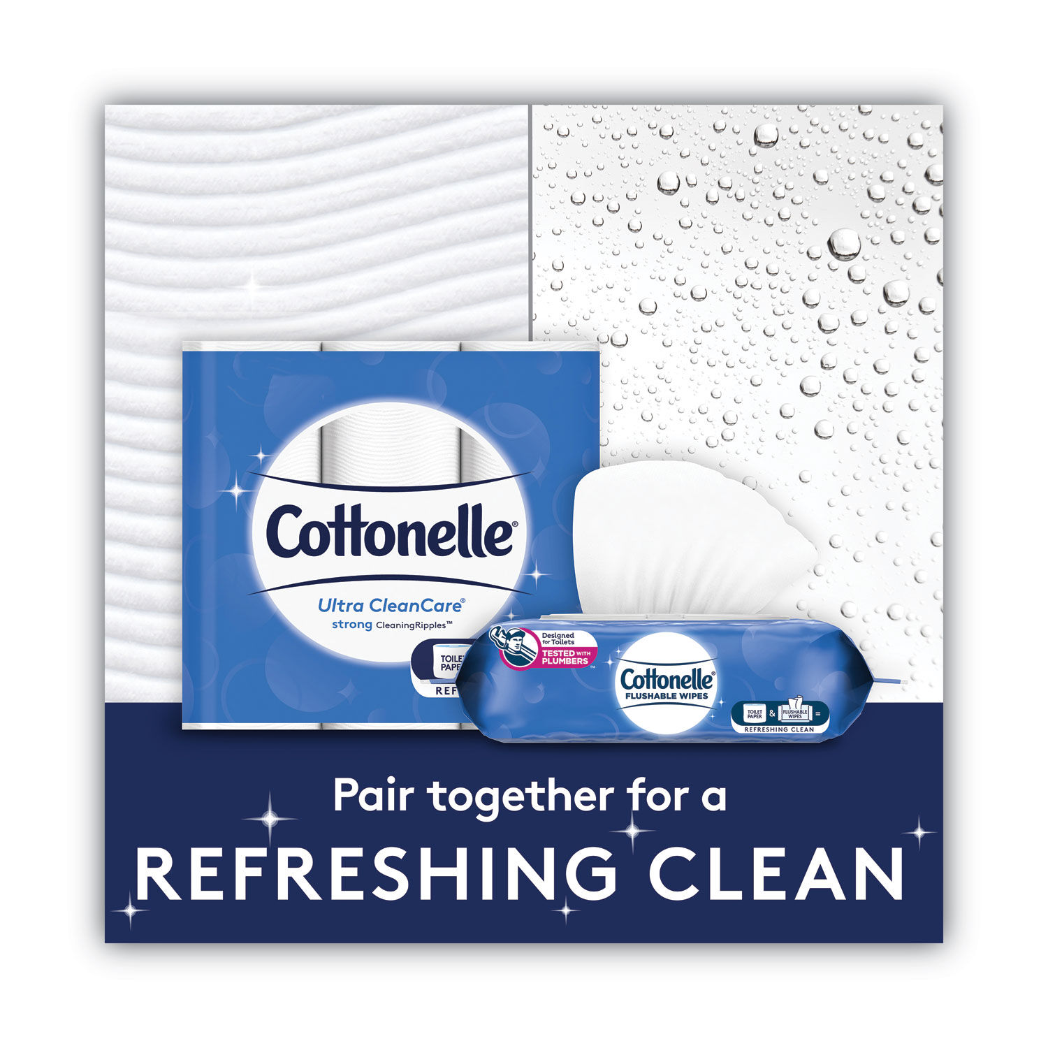 Ultra CleanCare Toilet Paper by Cottonelleandreg; KCC47747