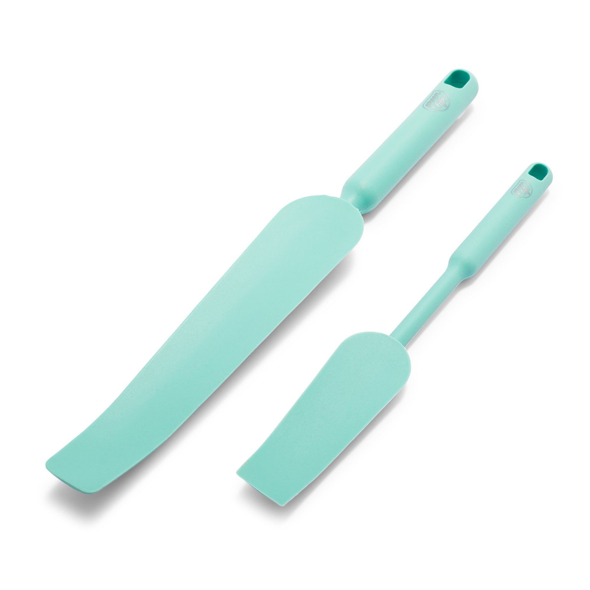 GreenLife Easy Reach Silicone Spatula, 2-Piece Set | Turquoise