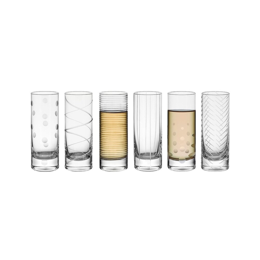 Mikasa Cheers Shot Glasses  Set Of 6