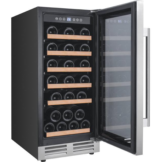 Avanti 15in 28-Bottle Designer Freestanding/Built-In Wine Cooler WCF281E3SS