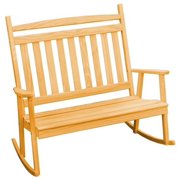 Pine Double Classic Porch Rocker