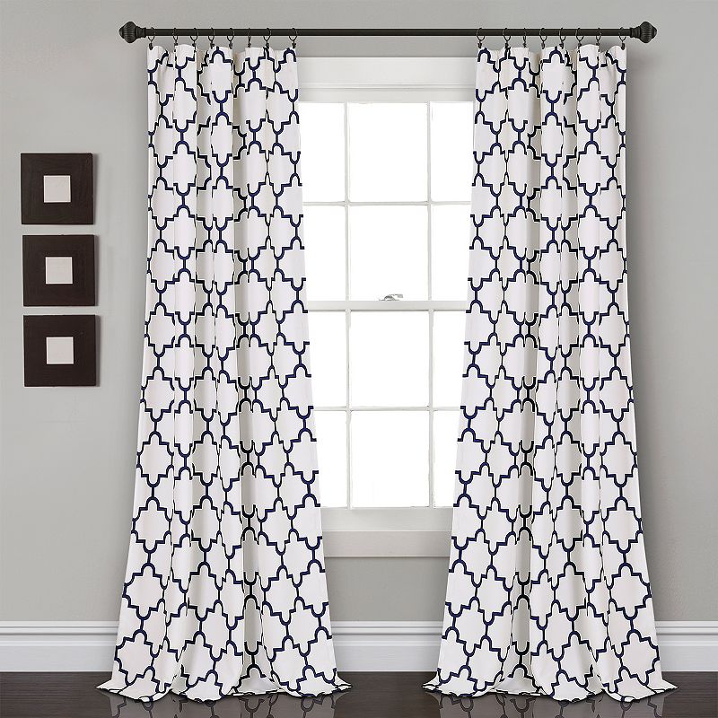 Lush Decor Bellagio Room Darkening Window Curtains Set