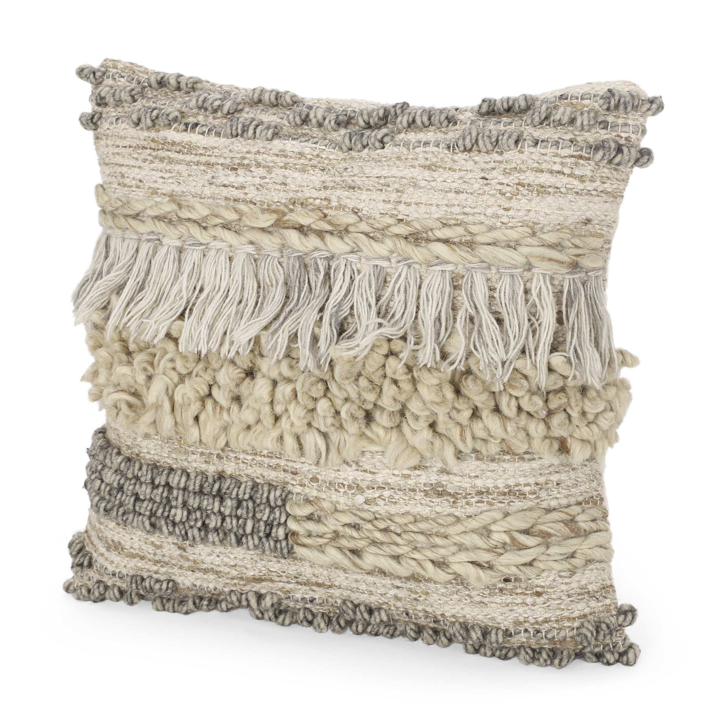 Aldric Hand-Loomed Boho Pillow Cover