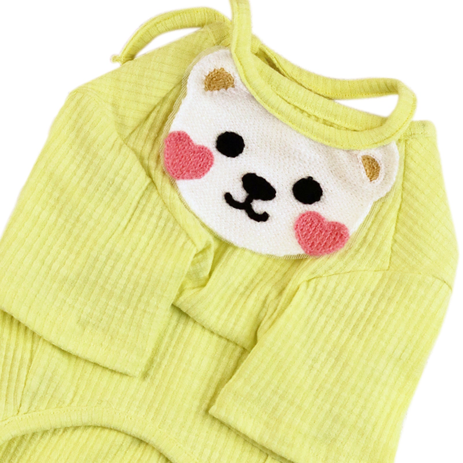 CHBORLESS Small Dog Shirt Puppy Clothes Summer Pet T-Shirt (Yellow)