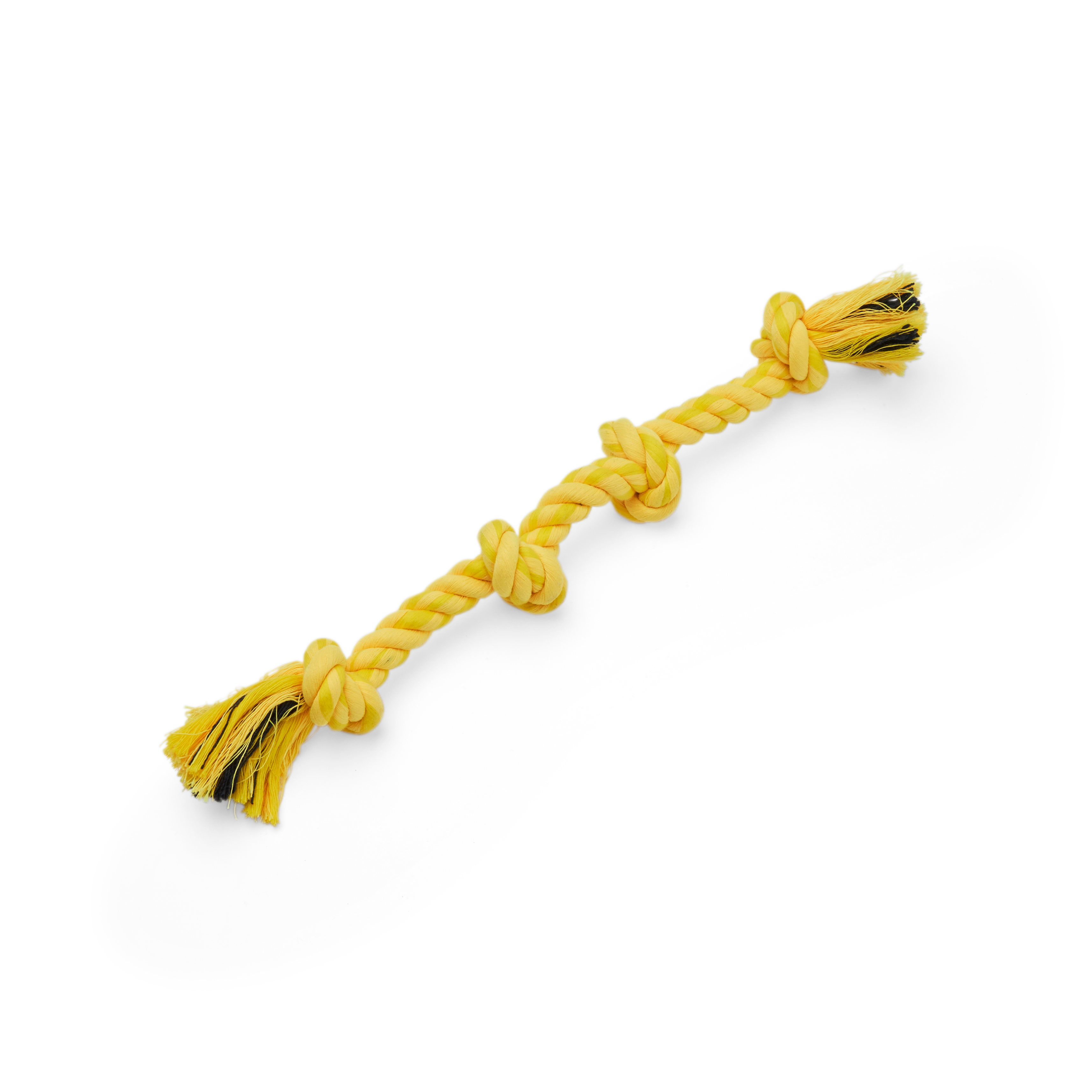 Leaps  Bounds Yellow Rope Dog Toy， Small