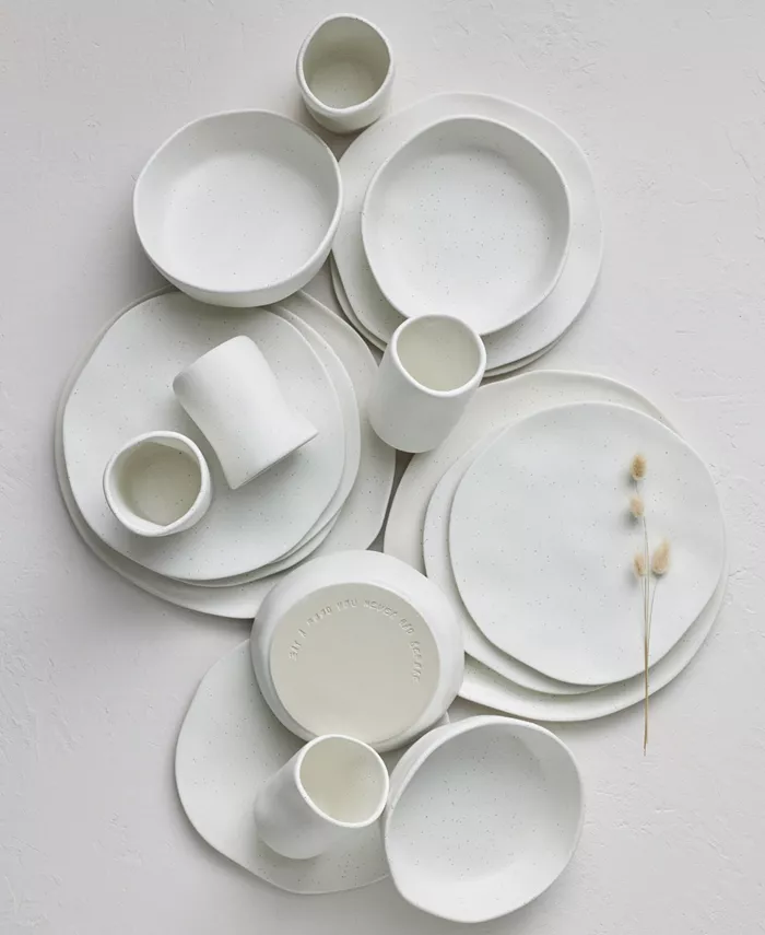 Stone by Mercer Project Hekonda Stoneware 16 Pieces Dinnerware Set Service for 4