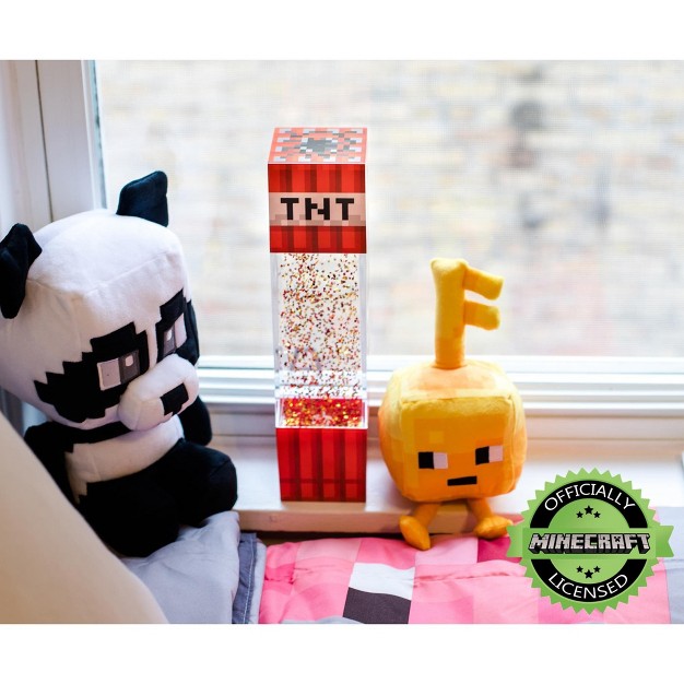 Ukonic Minecraft Tnt Block Led Glitter Motion Lamp 12 Inches