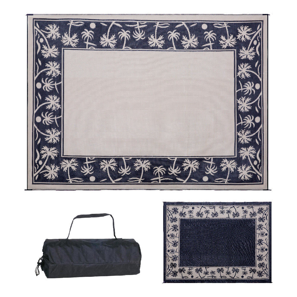 Stylish Camping Palm Tree Mat 9'x12'