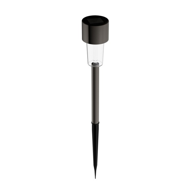 Nature Spring Stainless Steel Outdoor Stake Lighting 12 2 quot Black