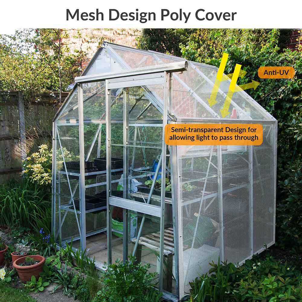 Yescom Heavy-Duty Tarp Poly Clear Waterproof Cover 14mil