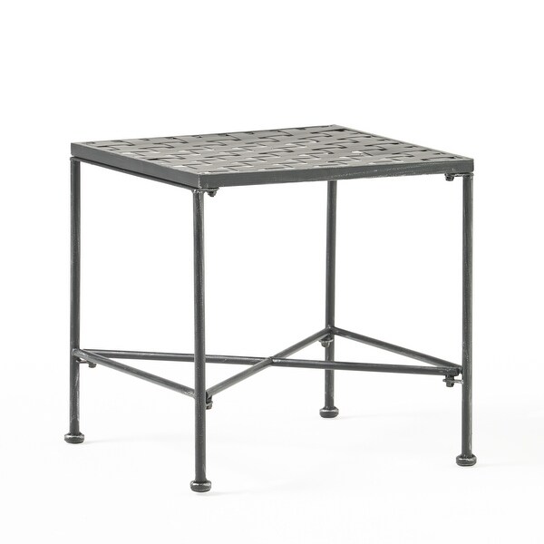 Iron End Table 18