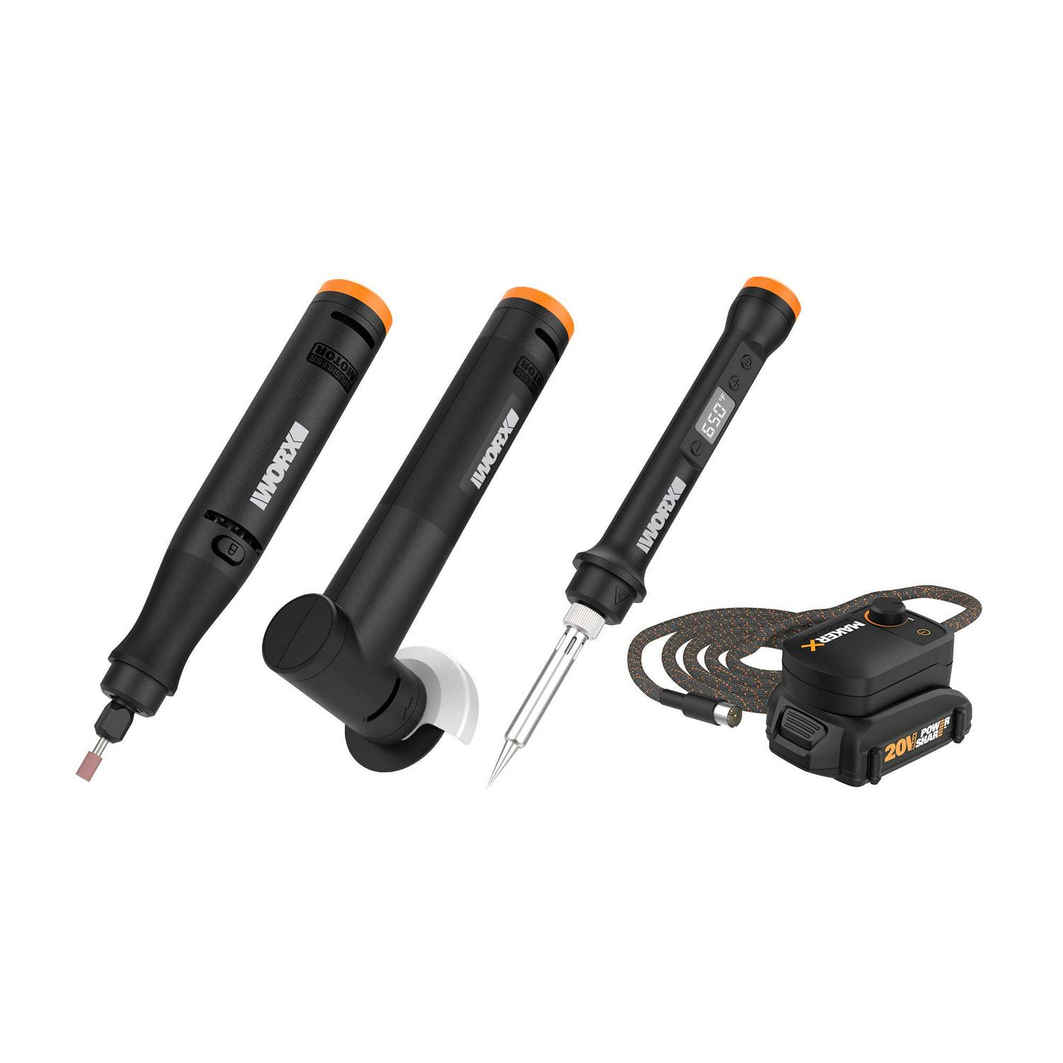 Worx WX991L Rotary， Angle Grinder and Crafter