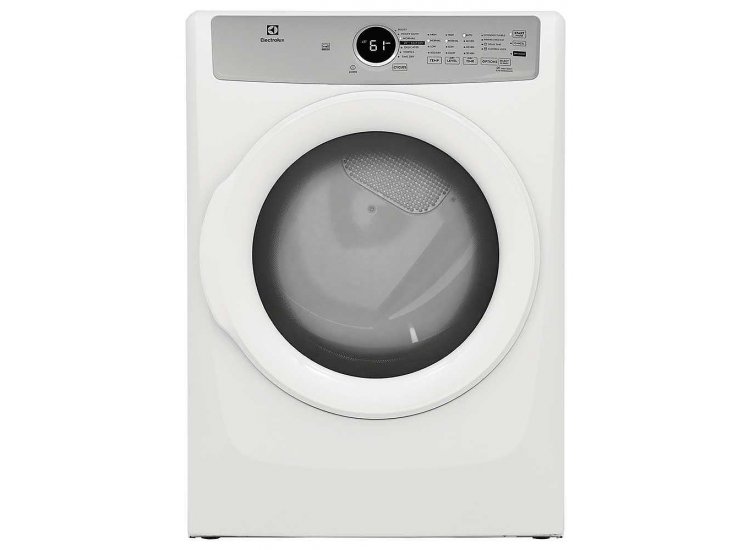 Electrolux 8 Cu. Ft. White Front Load Gas Dryer