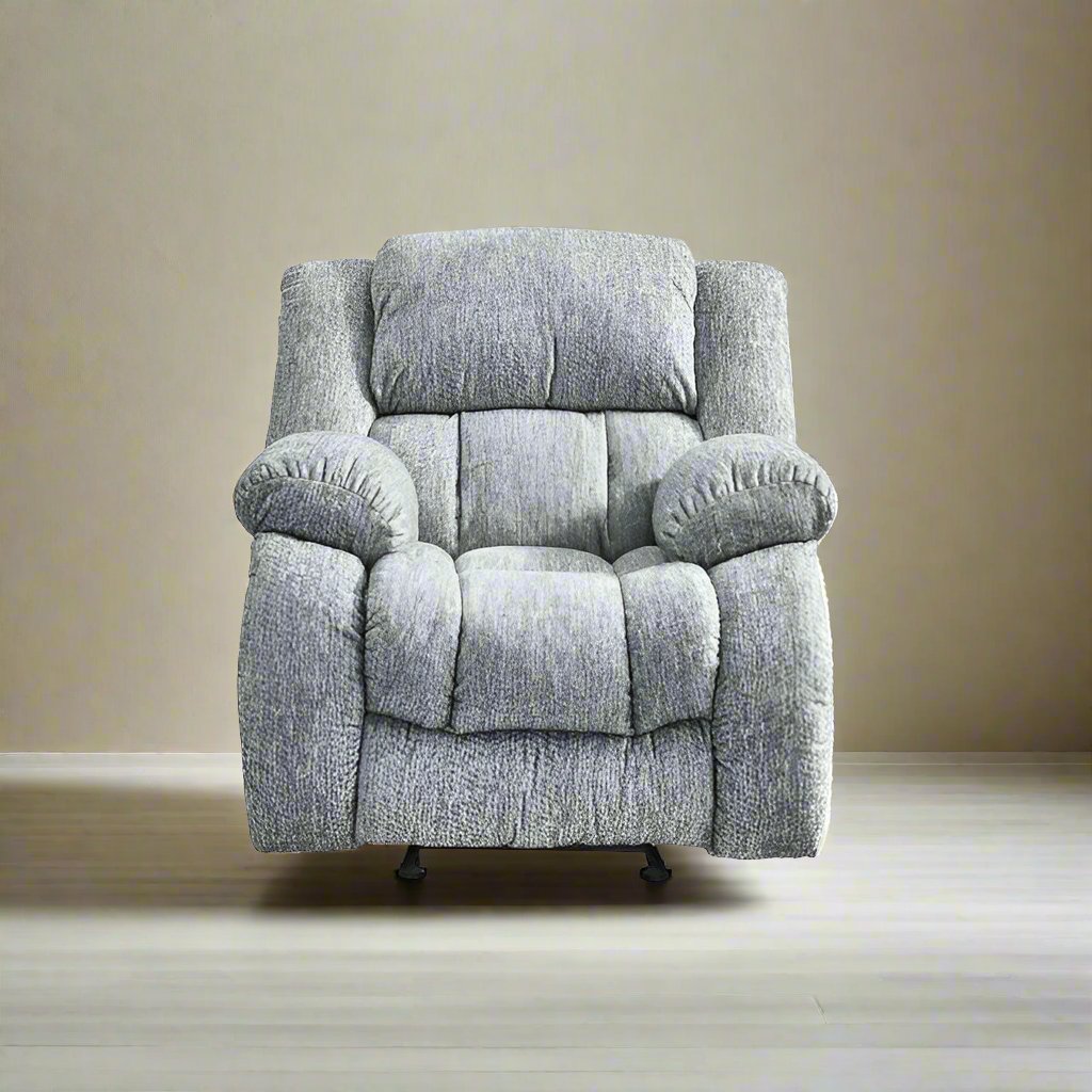 Dove Grey Glider Recliner