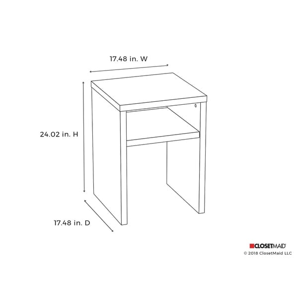 ClosetMaid Modular End Table