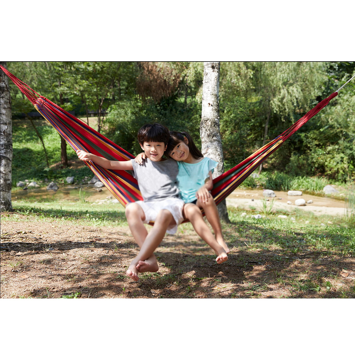 Hammock for Hanging Durable Hammock Portable Hammock with Travel Bag,Perfect for Camping Outdoor,Red