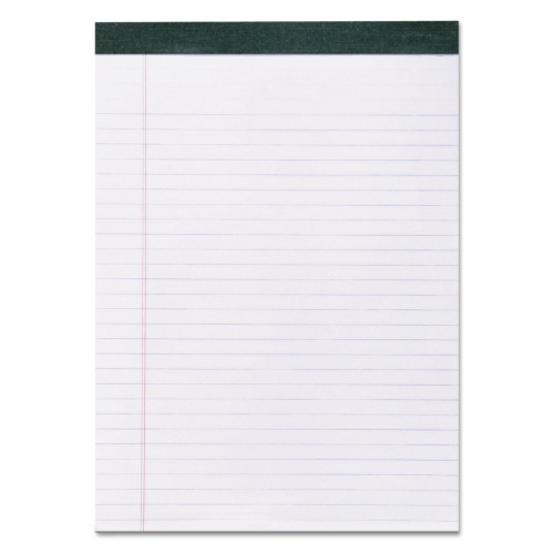 Roaring Spring Recycled Legal Pad， Wide/Legal Rule， 8.5 x 11， White， 40 Sheets， Dozen (74713)