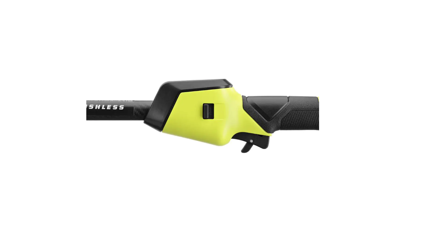 RYOBI RY402110VNM 40V HP Brushless Whisper Series 17 in. Cordless Battery Carbon Fiber Shaft String Trimmer w/ 6.0 Ah Battery and Charger