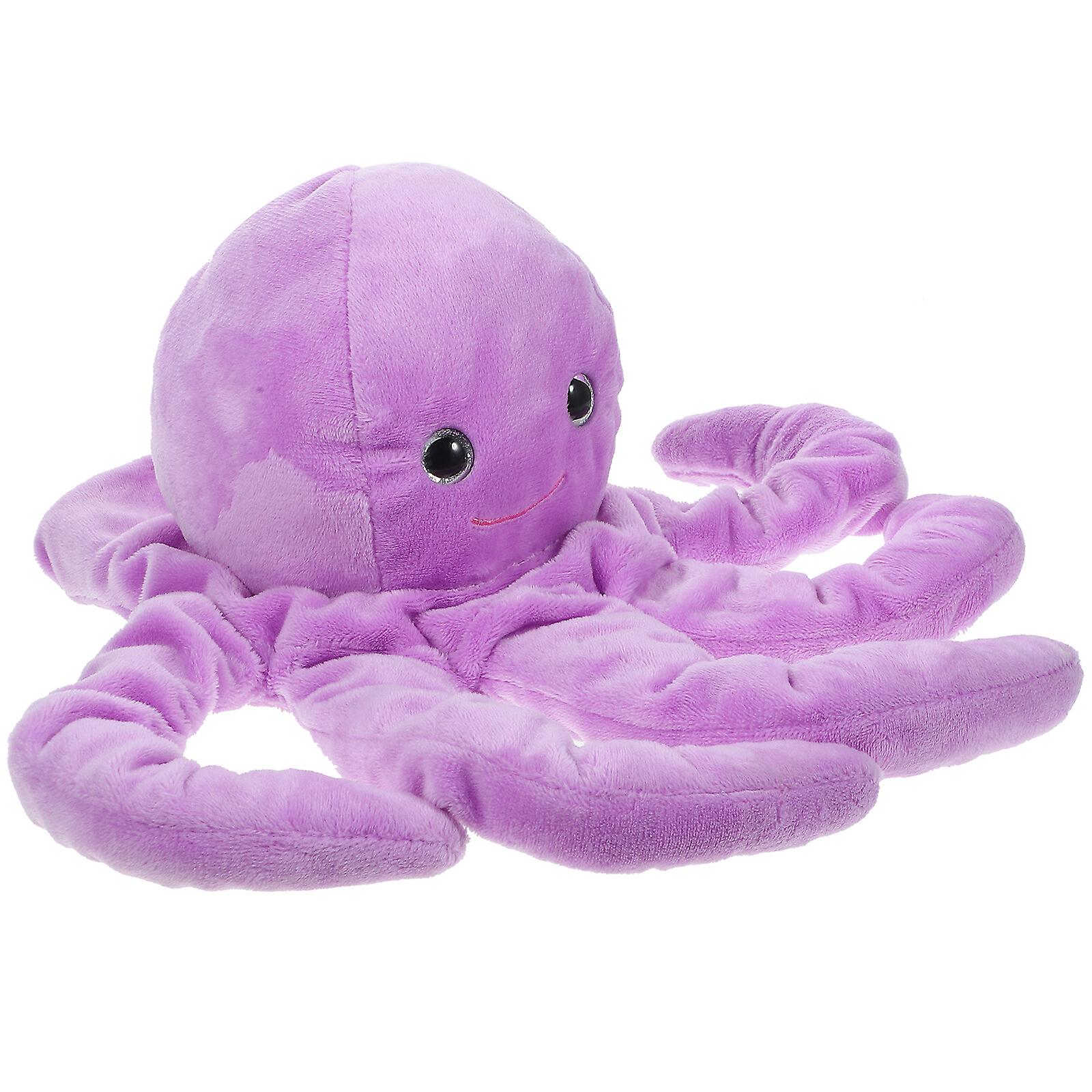 Plush Octopus Hand Puppet Stuffed Ocean Animal Interactive Pretend Play Puppet